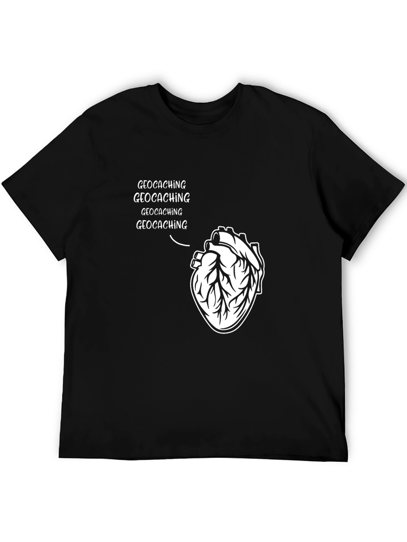 Geocaching Heart T-Shirt - Hobby Apparel