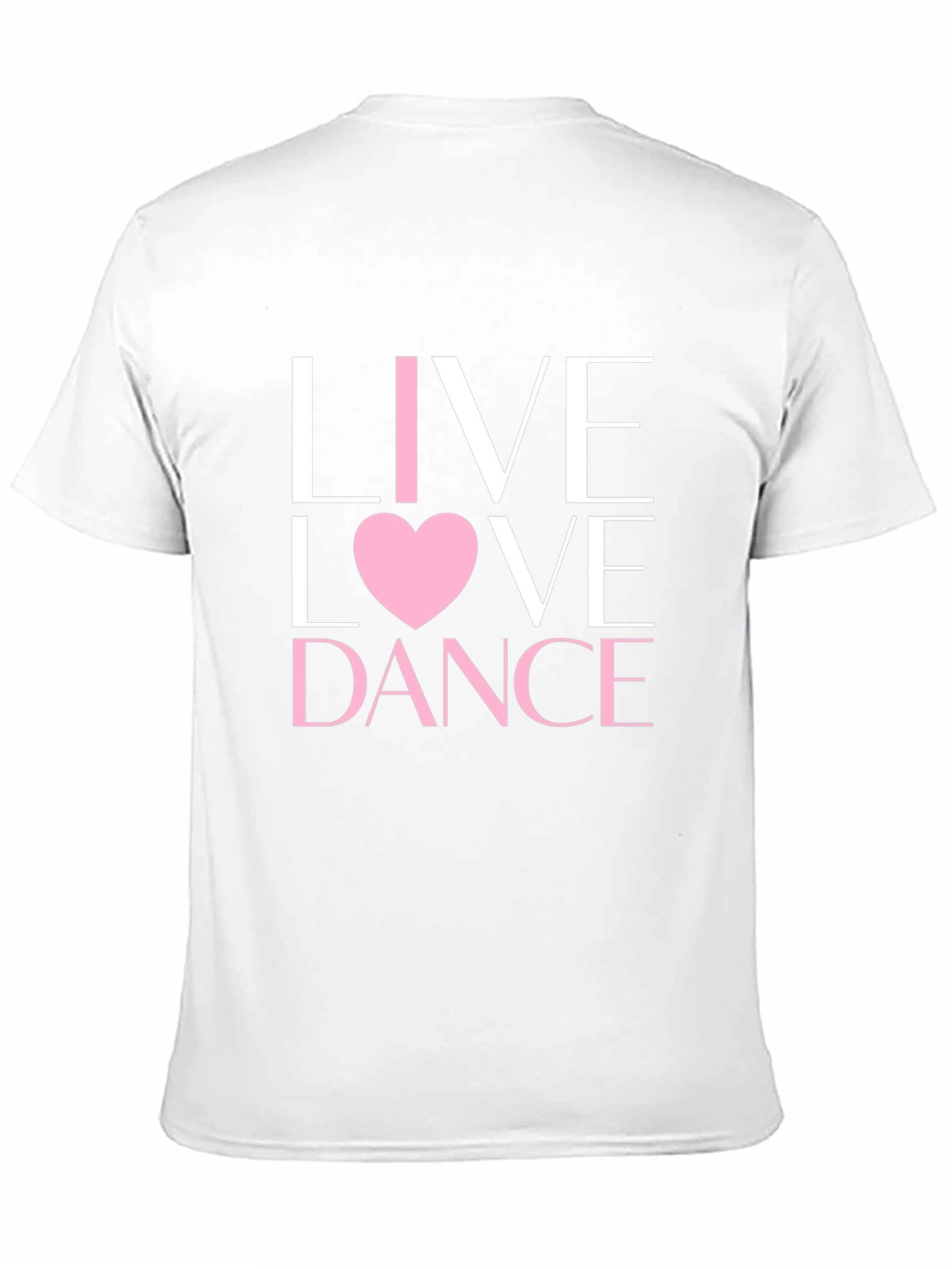 Live Love Dance Black Graphic Tee Shirt