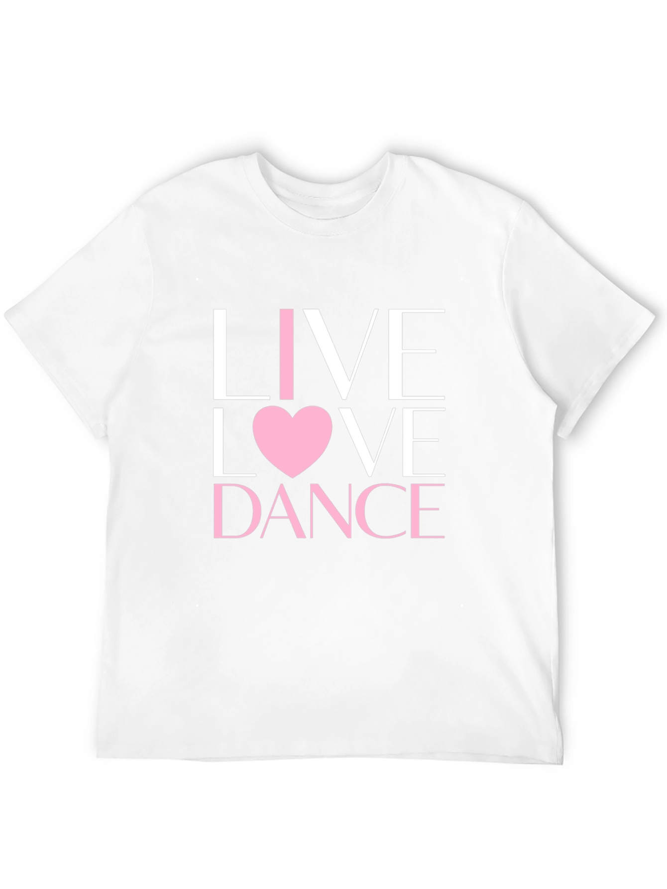 Live Love Dance Black Graphic Tee Shirt