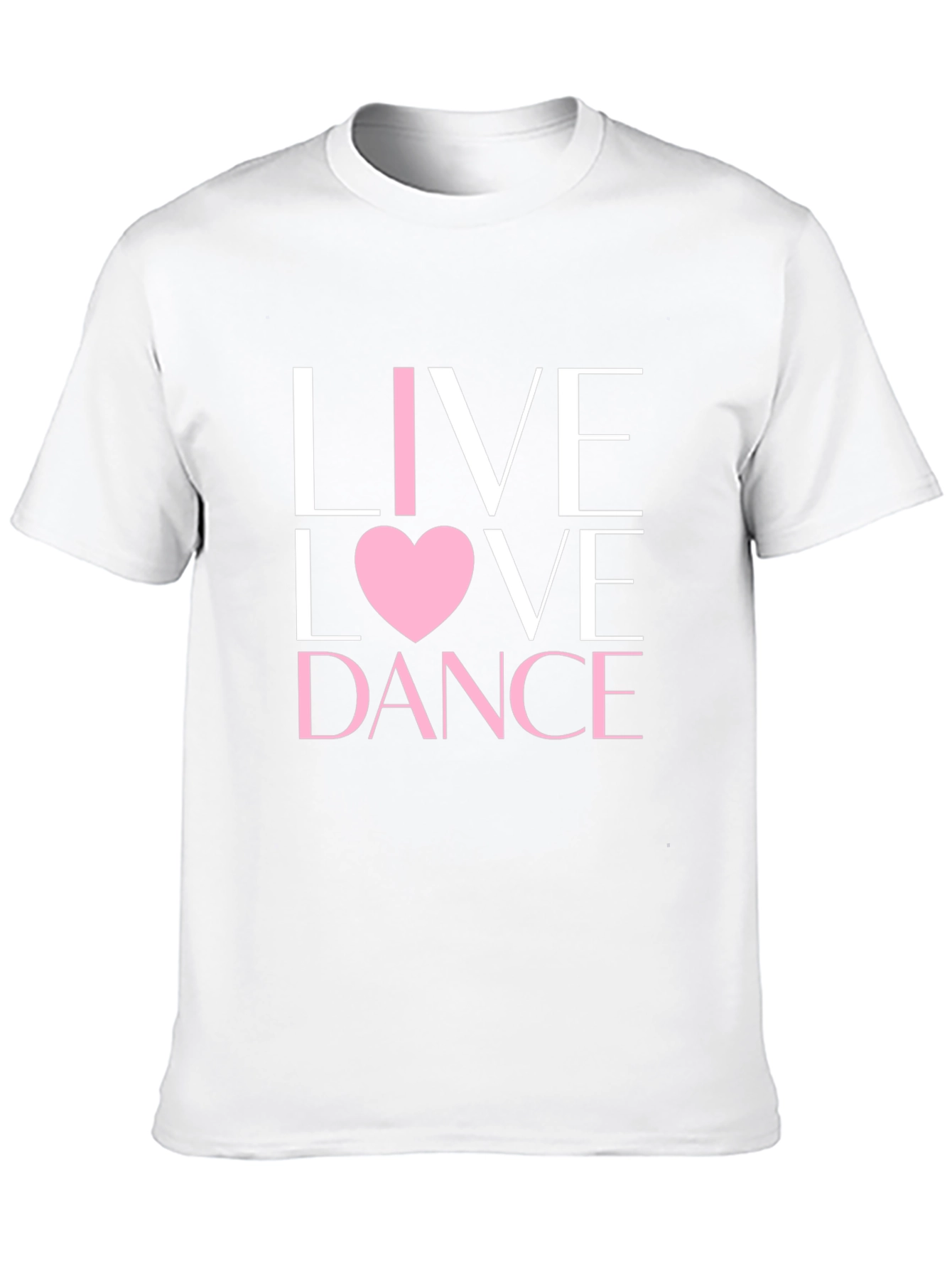 Live Love Dance Black Graphic Tee Shirt