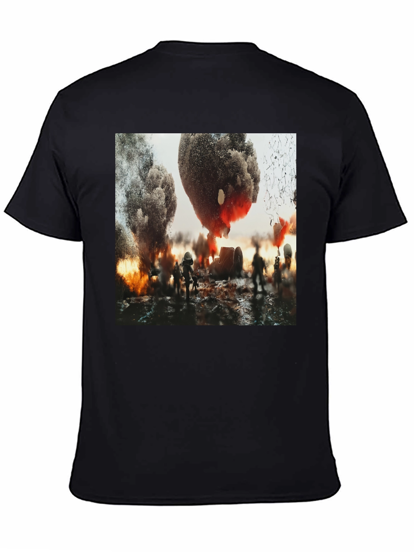 Explosion Graphic Tee - Bold Statement Shirt
