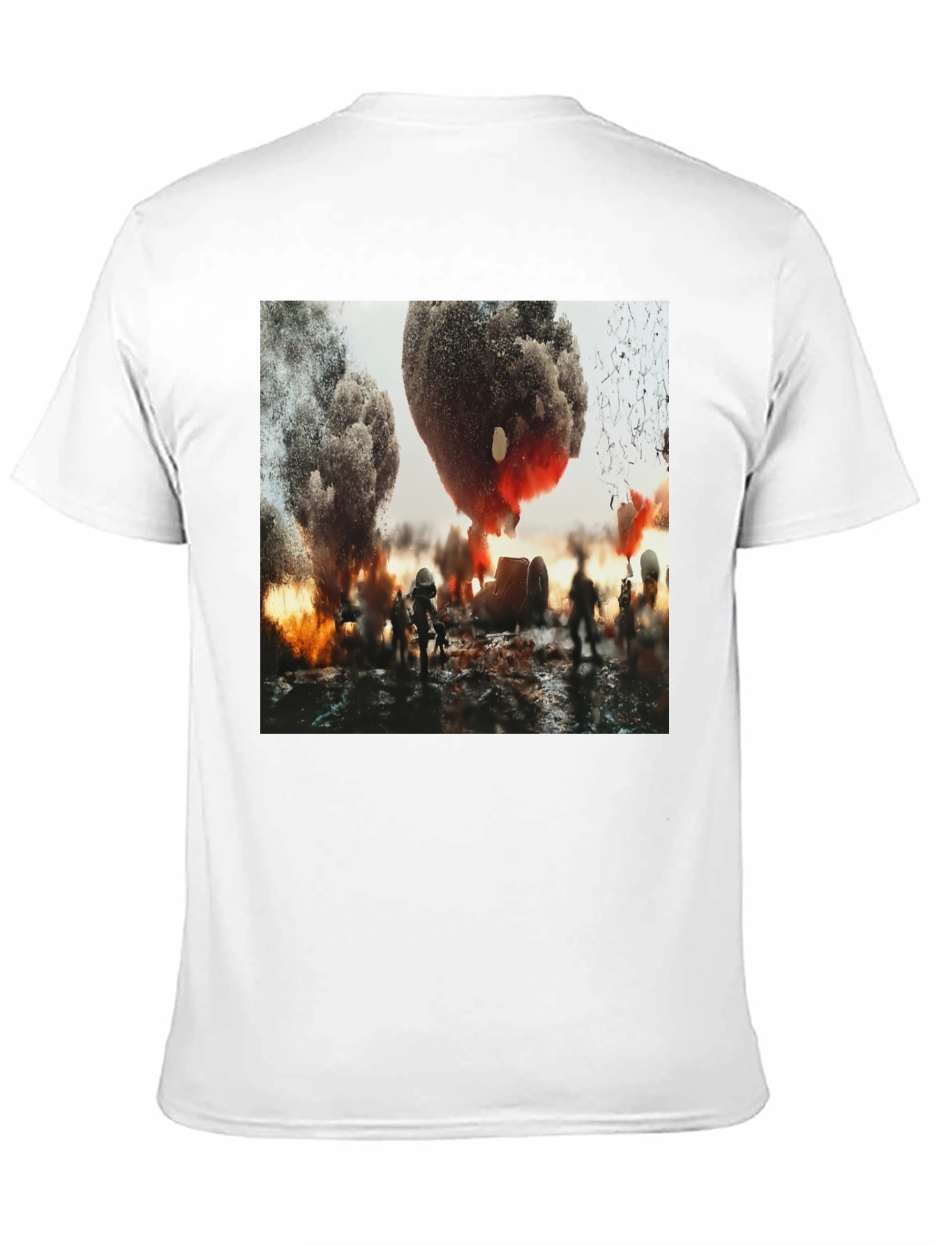 Explosion Graphic Tee - Bold Statement Shirt