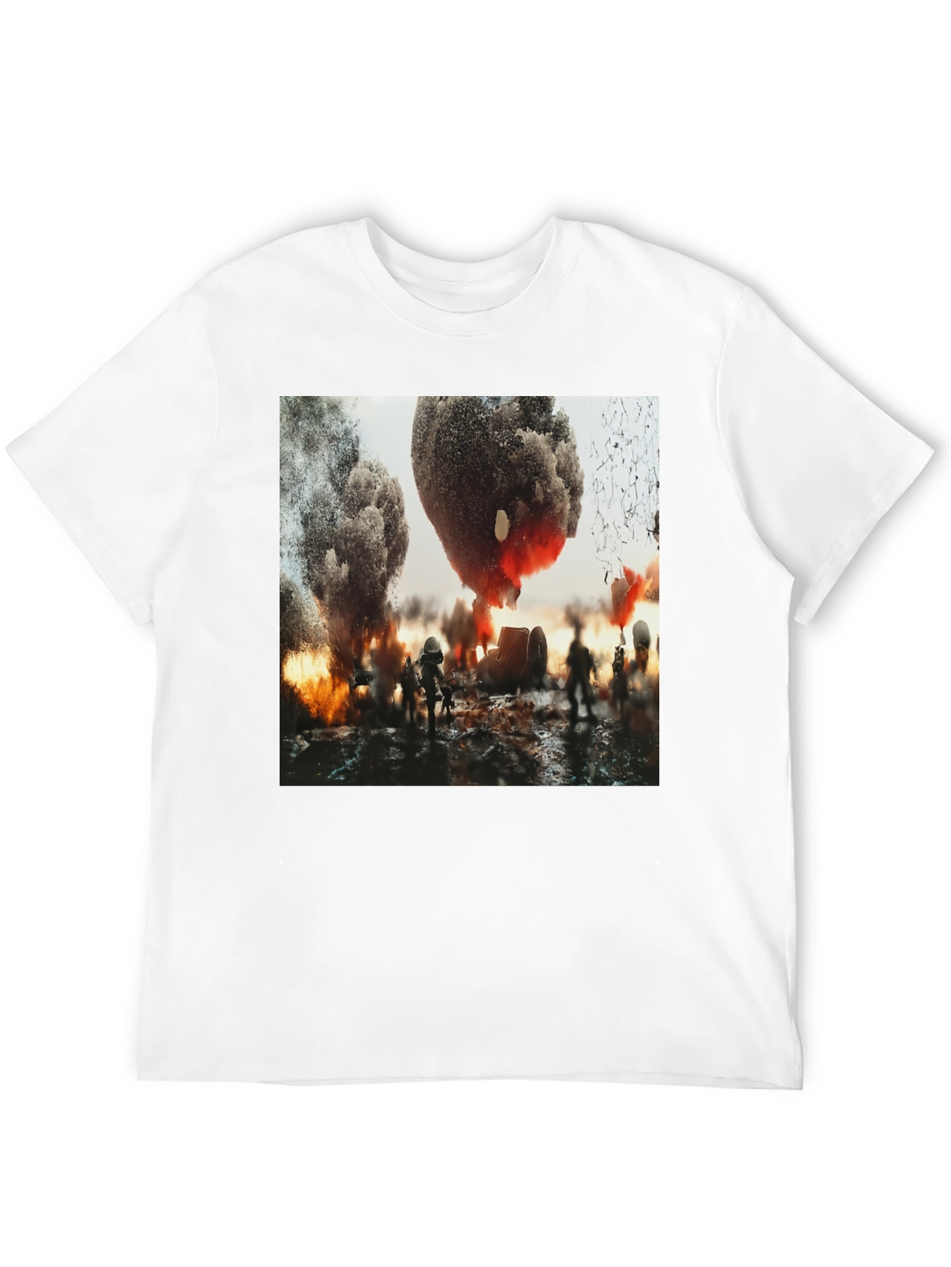 Explosion Graphic Tee - Bold Statement Shirt