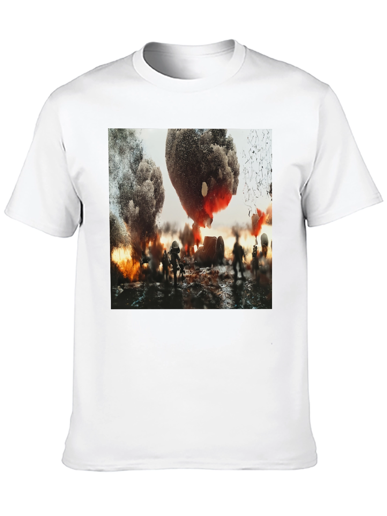 Explosion Graphic Tee - Bold Statement Shirt