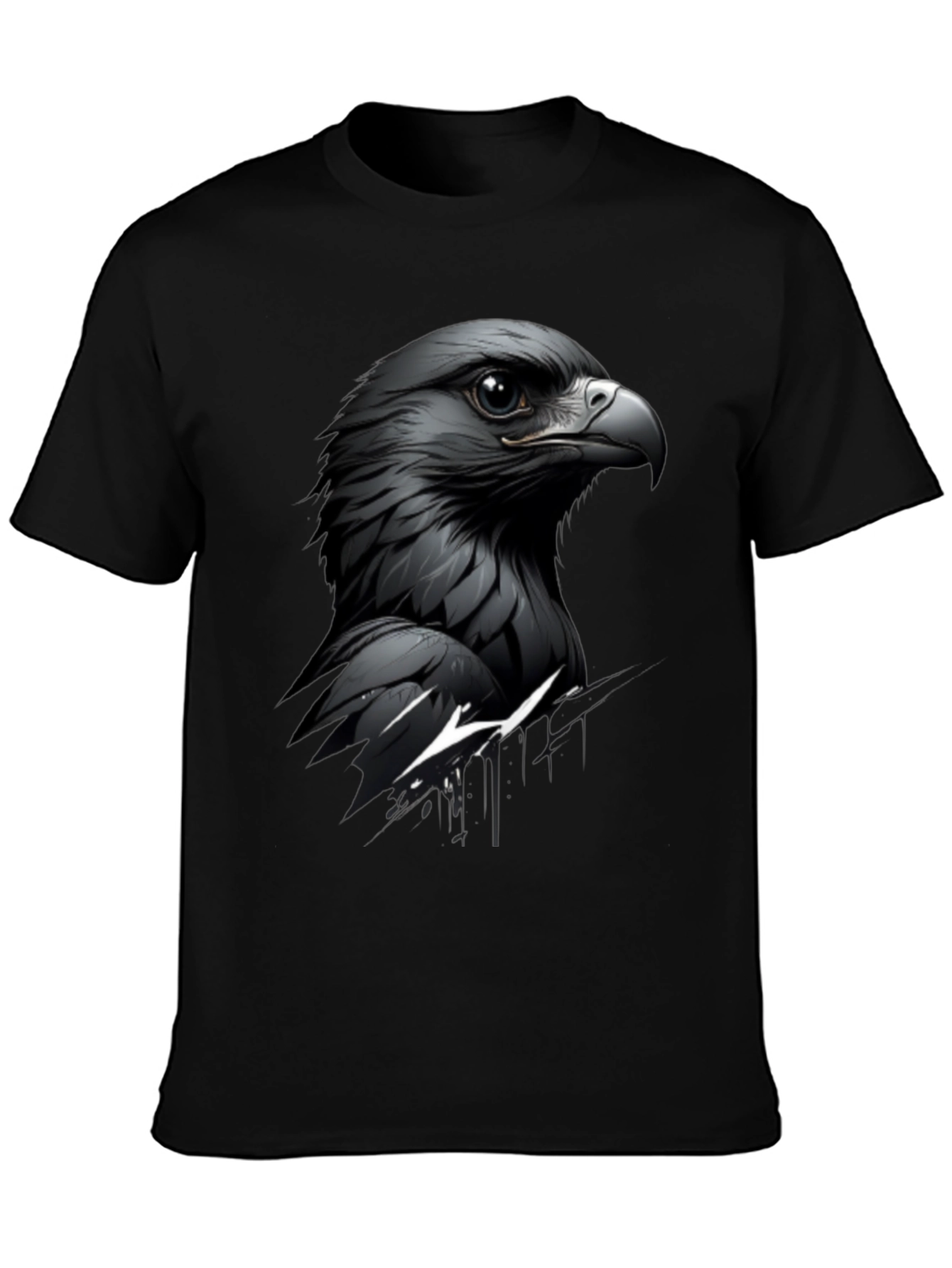 Black Eagle Graphic Tee - Mens Stylish Cotton T-Shirt