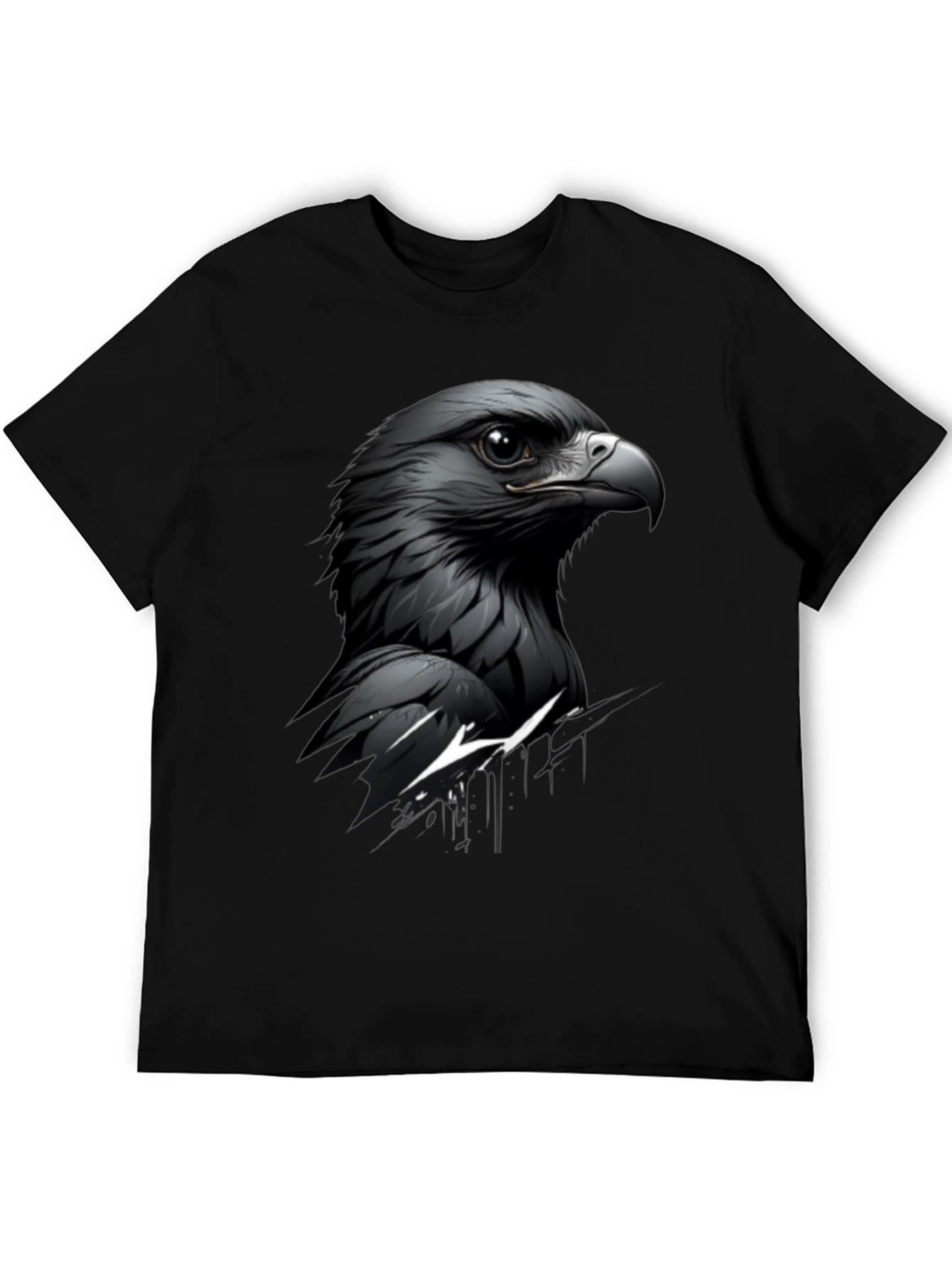 Black Eagle Graphic Tee - Mens Stylish Cotton T-Shirt
