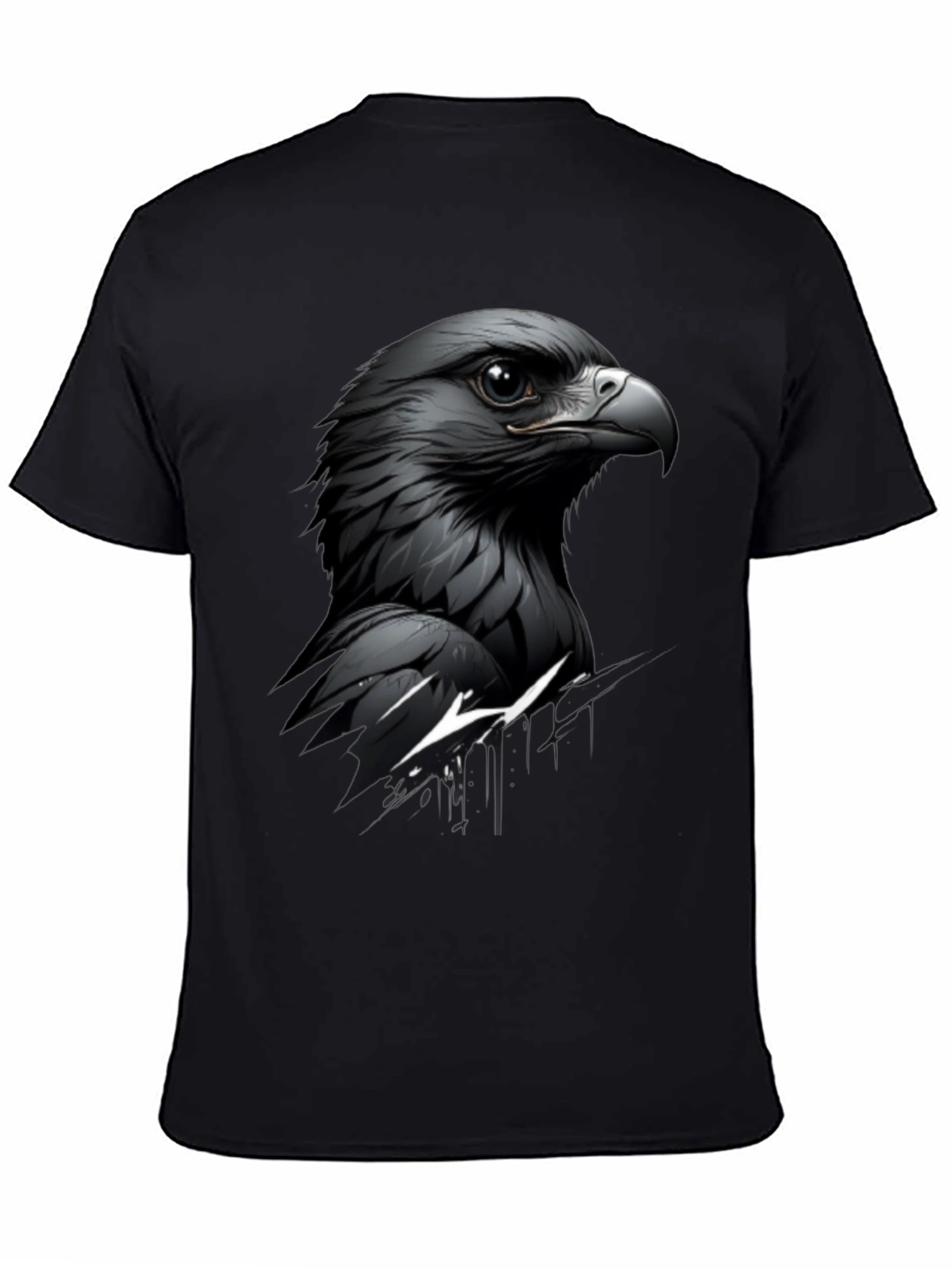 Black Eagle Graphic Tee - Mens Stylish Cotton T-Shirt