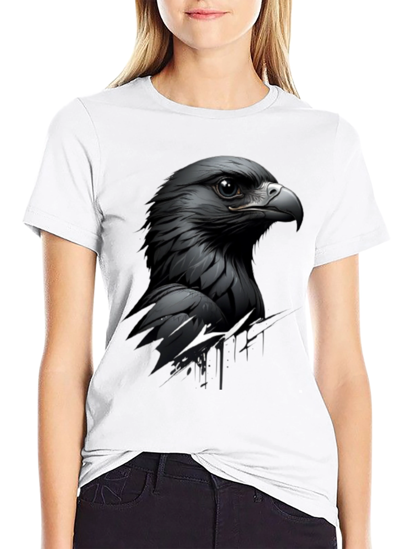Black Eagle Graphic Tee - Mens Stylish Cotton T-Shirt