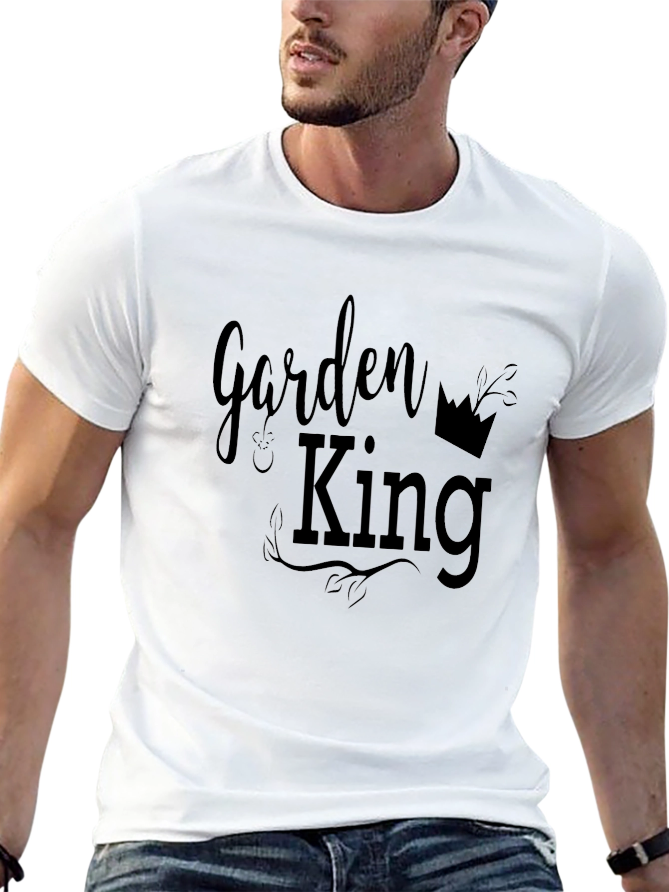 Garden King Graphic T-Shirt - Black