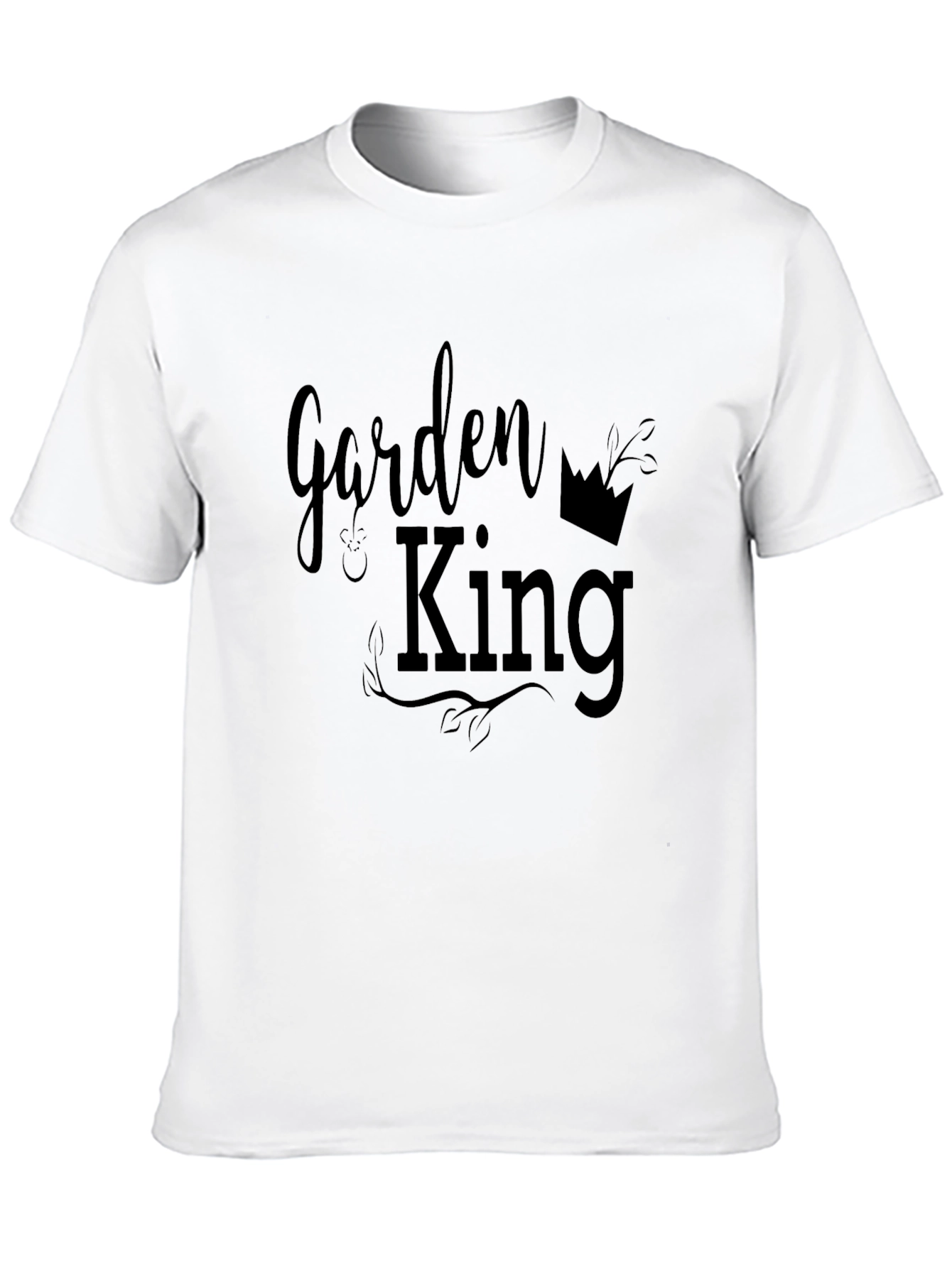 Garden King Graphic T-Shirt - Black