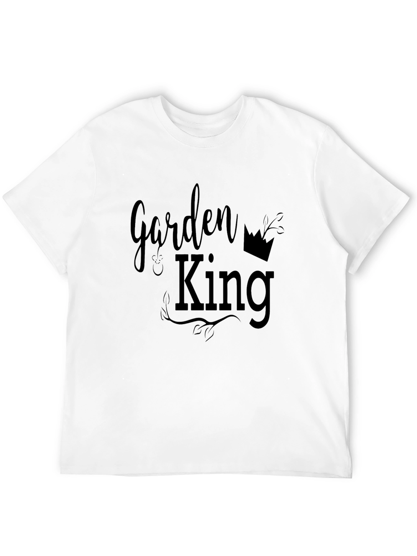 Garden King Graphic T-Shirt - Black