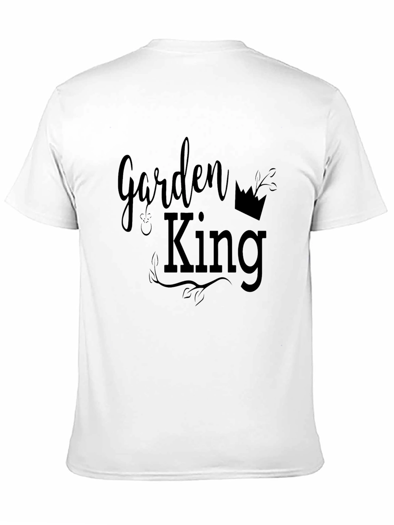 Garden King Graphic T-Shirt - Black