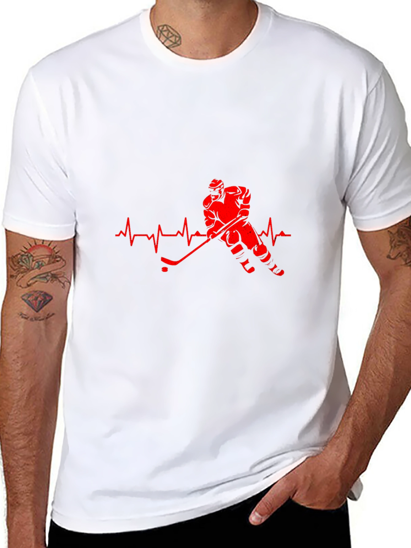 Hockey Heartbeat T-Shirt - Passion on Display