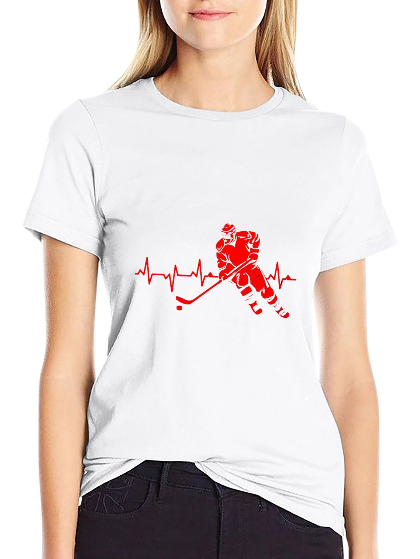Hockey Heartbeat T-Shirt - Passion on Display