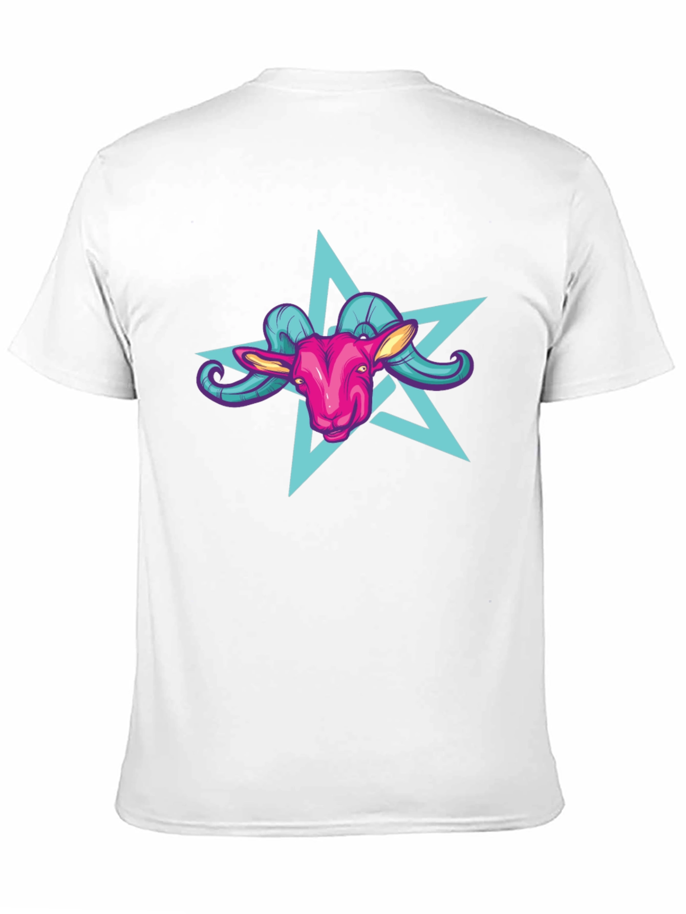 Goat Star Graphic Tee - Unisex Black T-Shirt