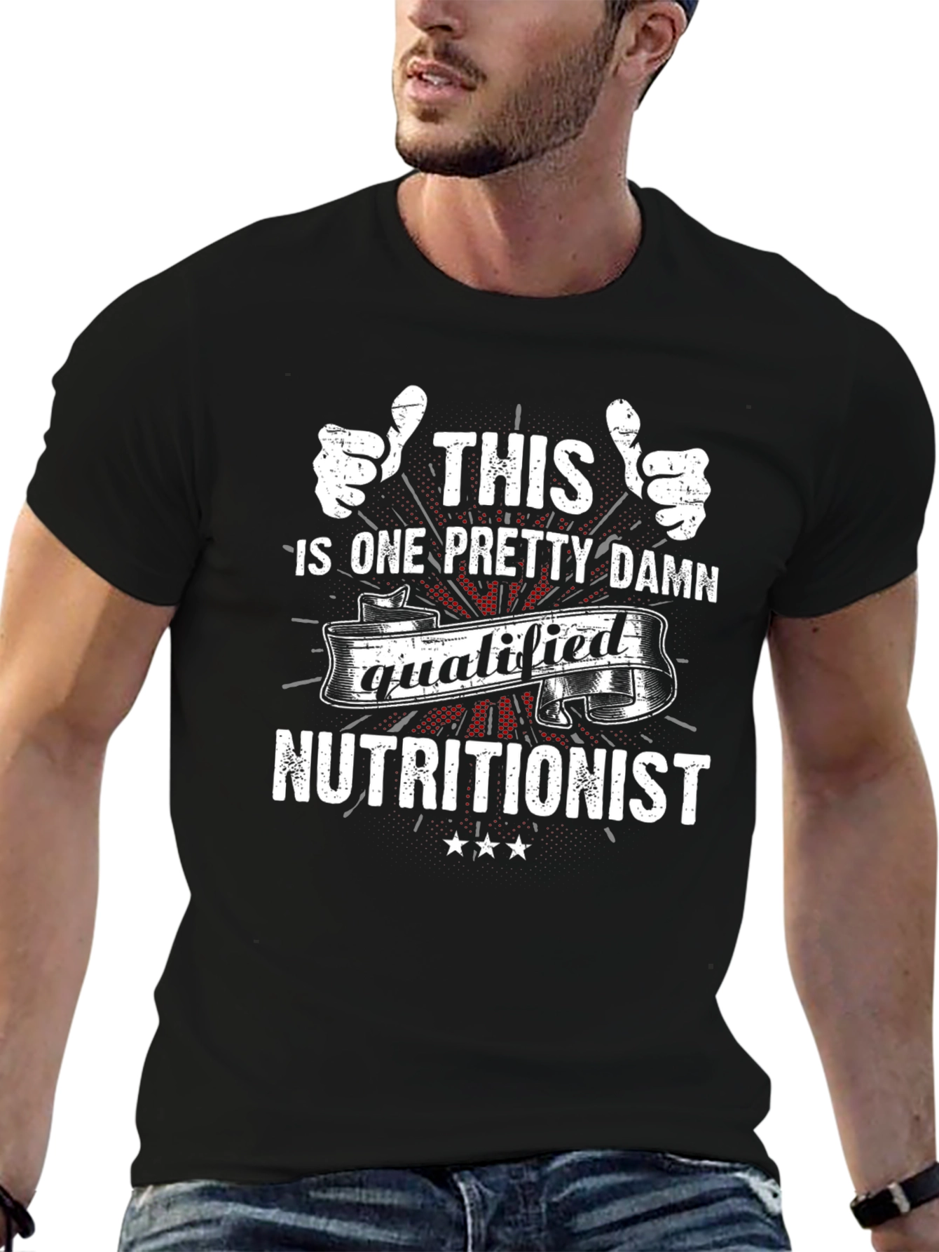 Qualified Nutritionist Graphic T-Shirt