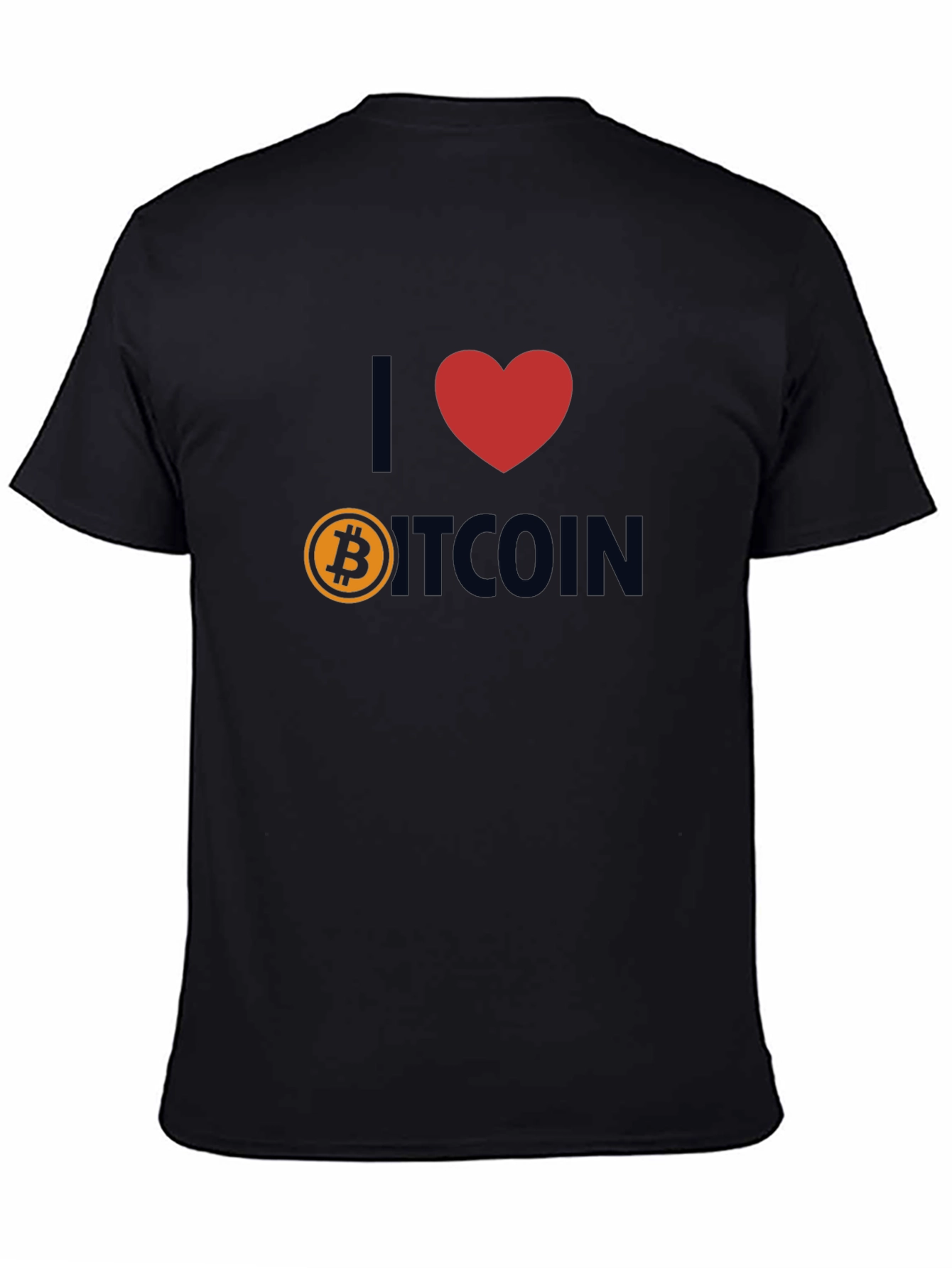 I Love Bitcoin T-Shirt - Crypto Fan Apparel