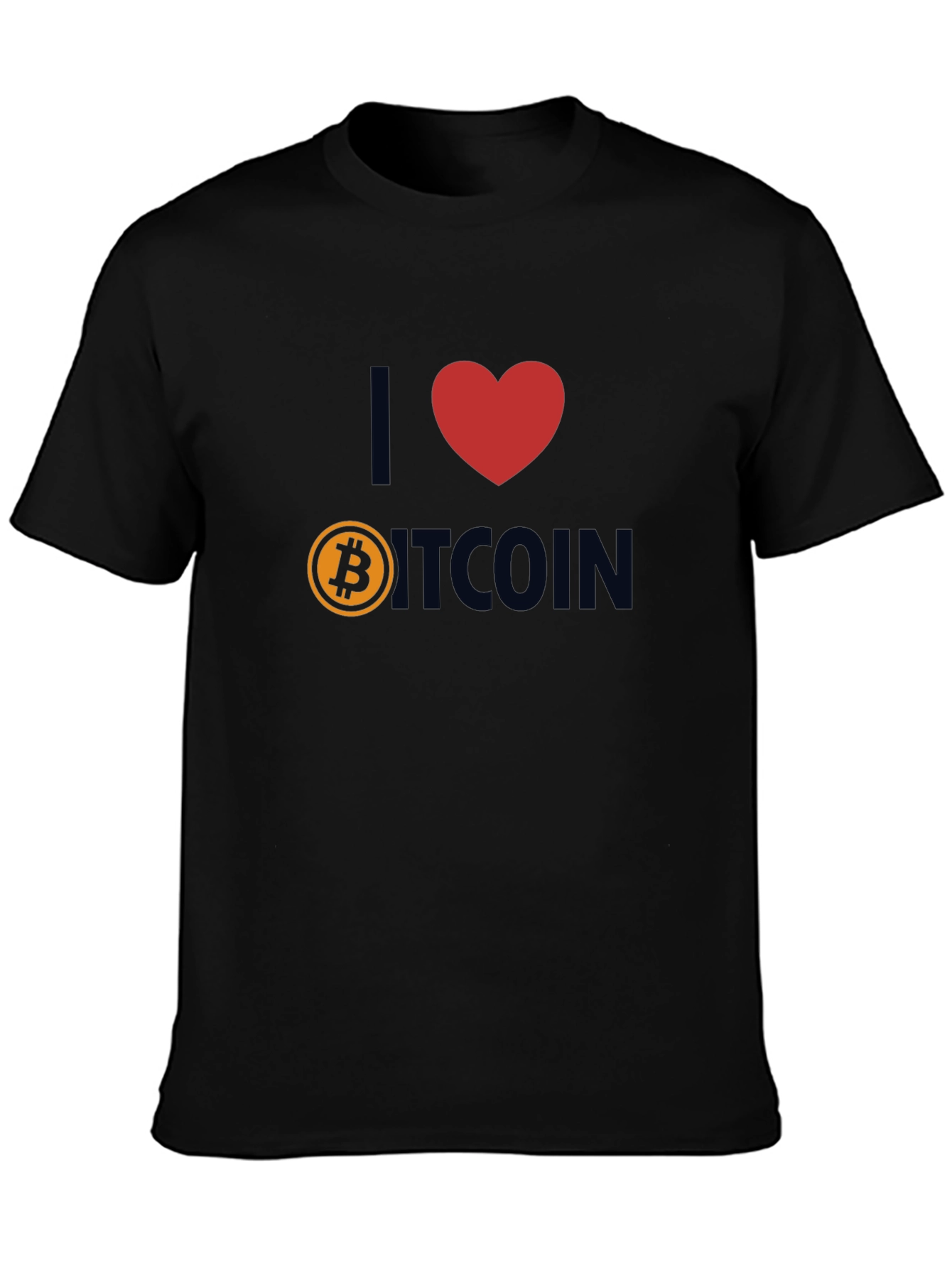 I Love Bitcoin T-Shirt - Crypto Fan Apparel