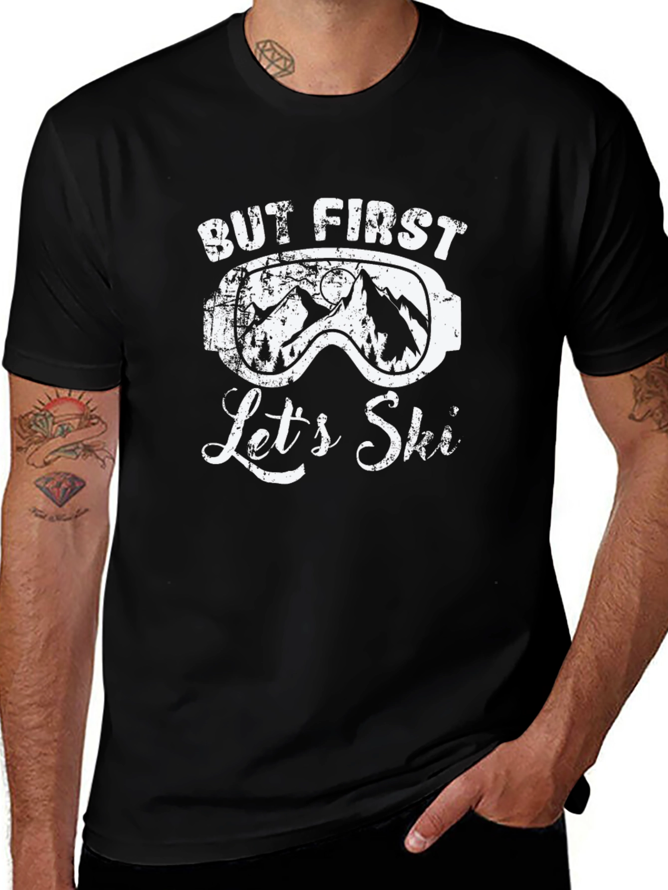 But First Lets Ski T-Shirt