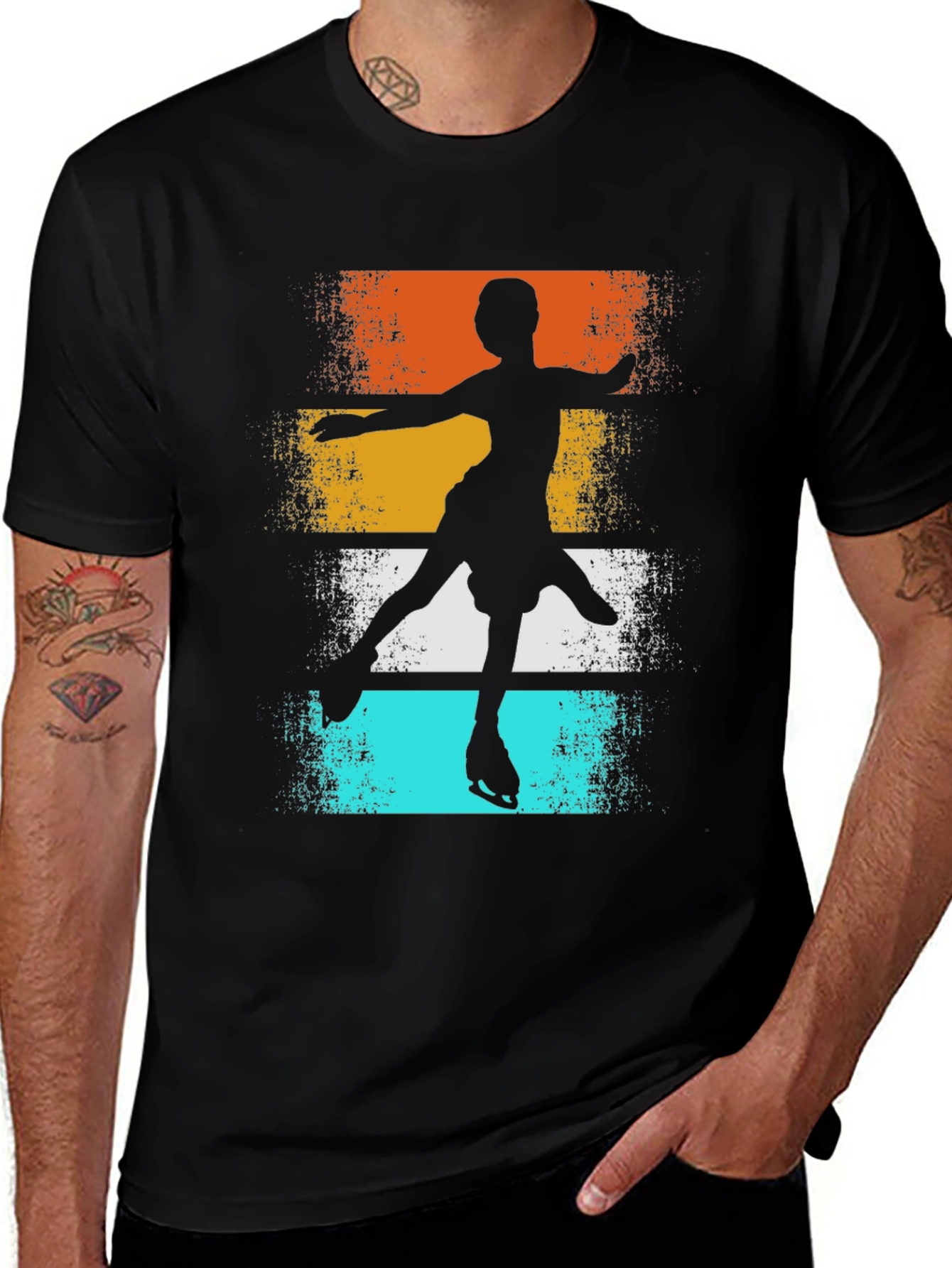 Figure Skating Silhouette T-Shirt