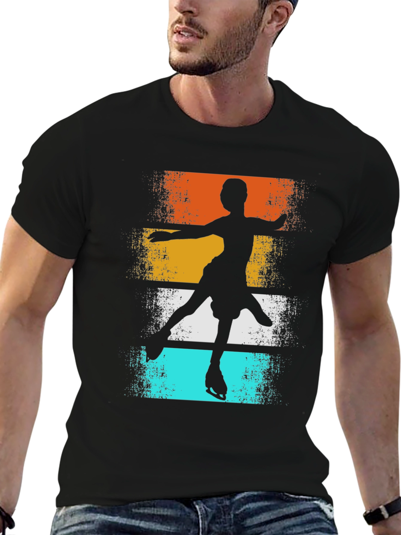 Figure Skating Silhouette T-Shirt