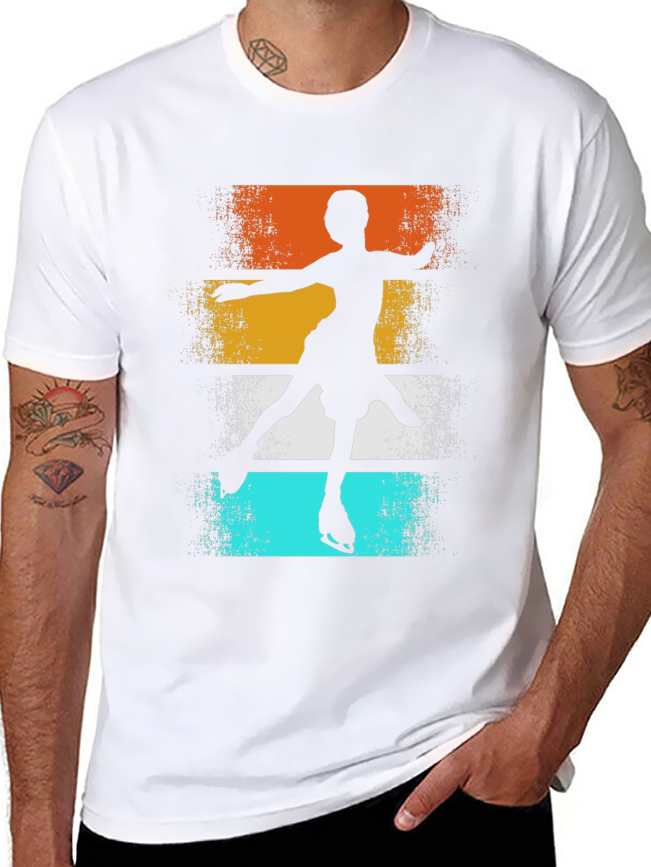 Figure Skating Silhouette T-Shirt