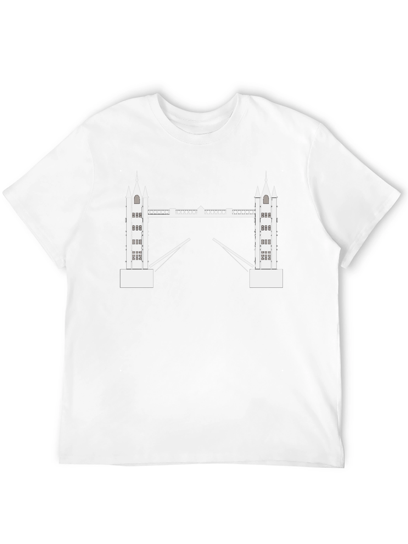 London Bridge Black Graphic Tee