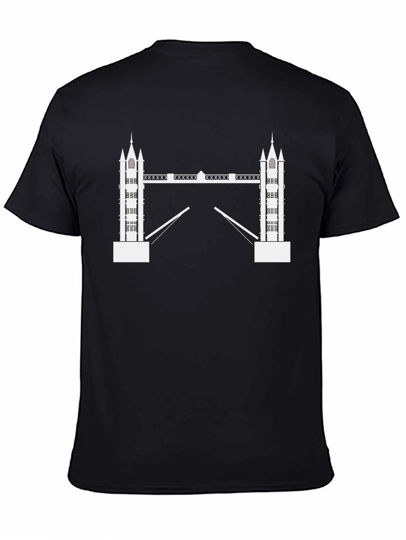 London Bridge Black Graphic Tee