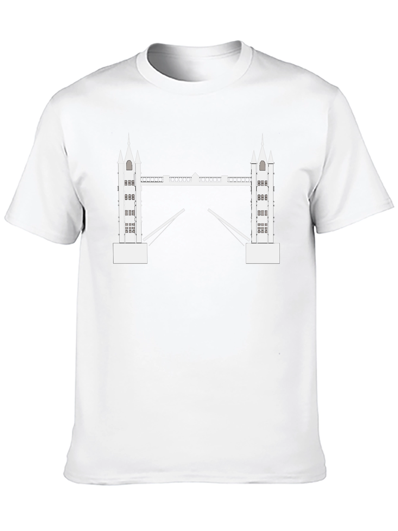 London Bridge Black Graphic Tee