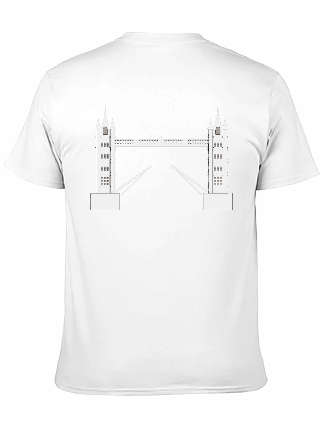 London Bridge Black Graphic Tee