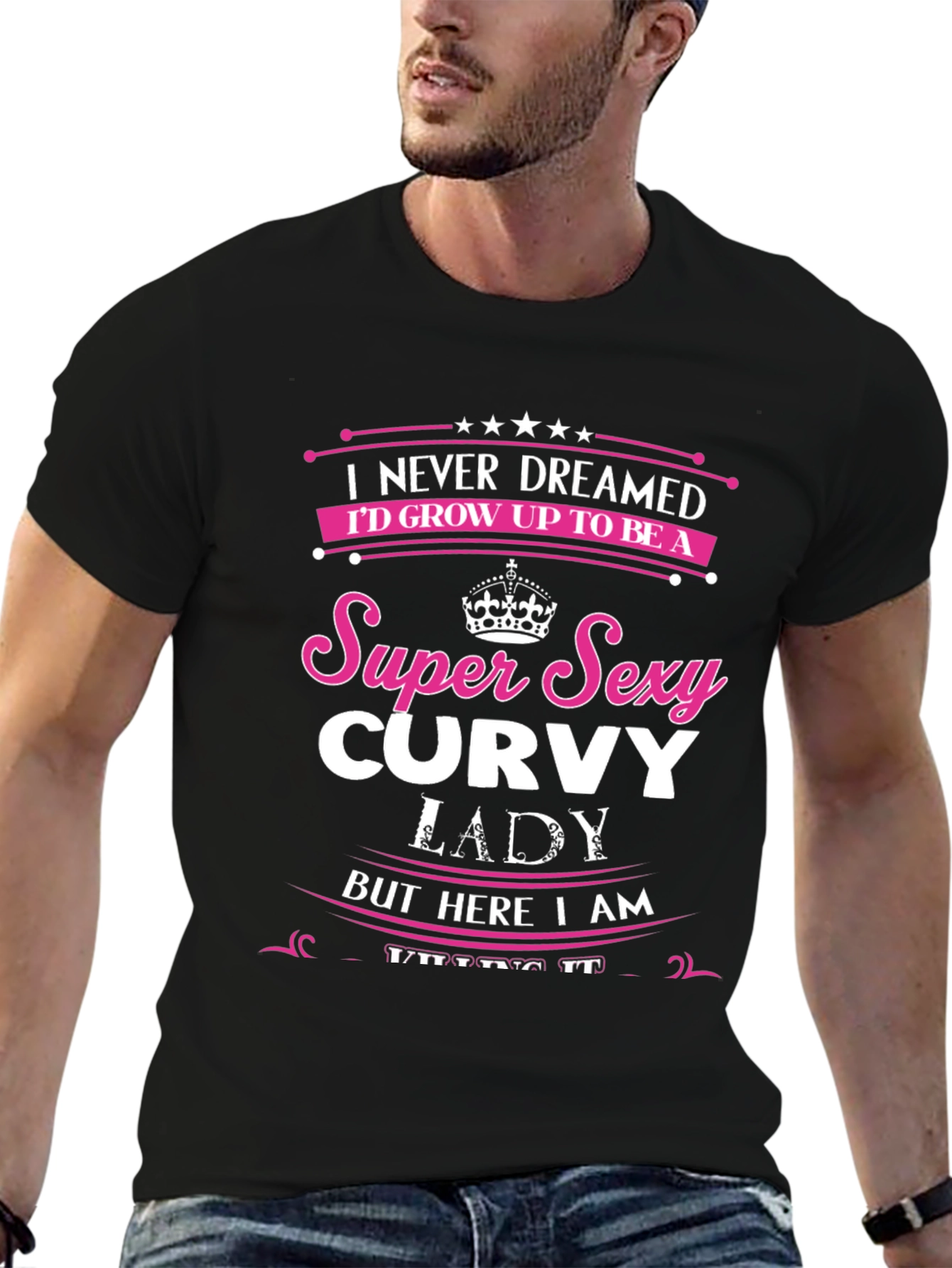 Super Sexy Curvy Lady T-Shirt