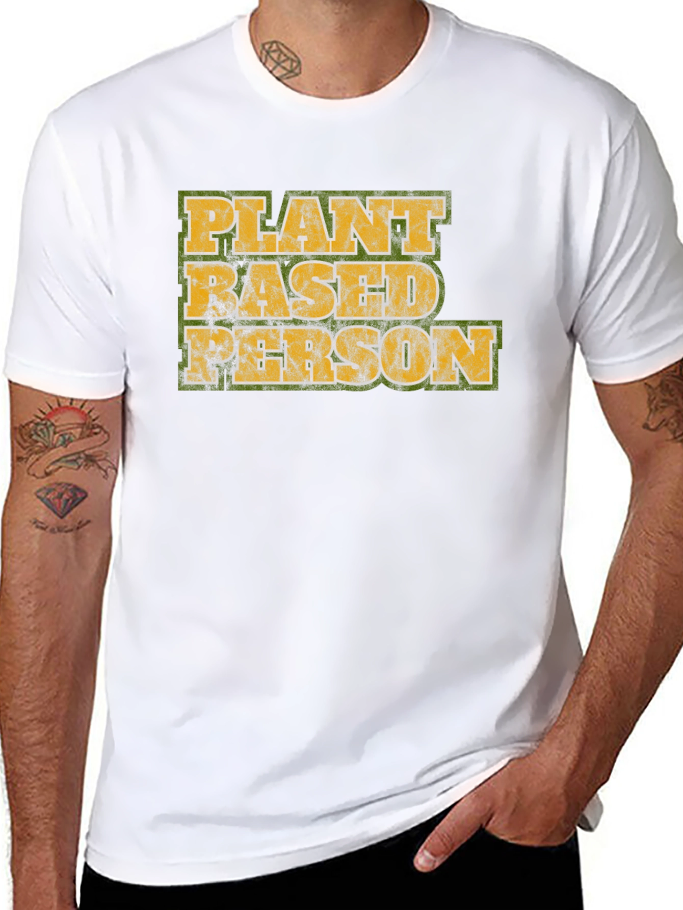Plant Based Person Graphic T-Shirt
