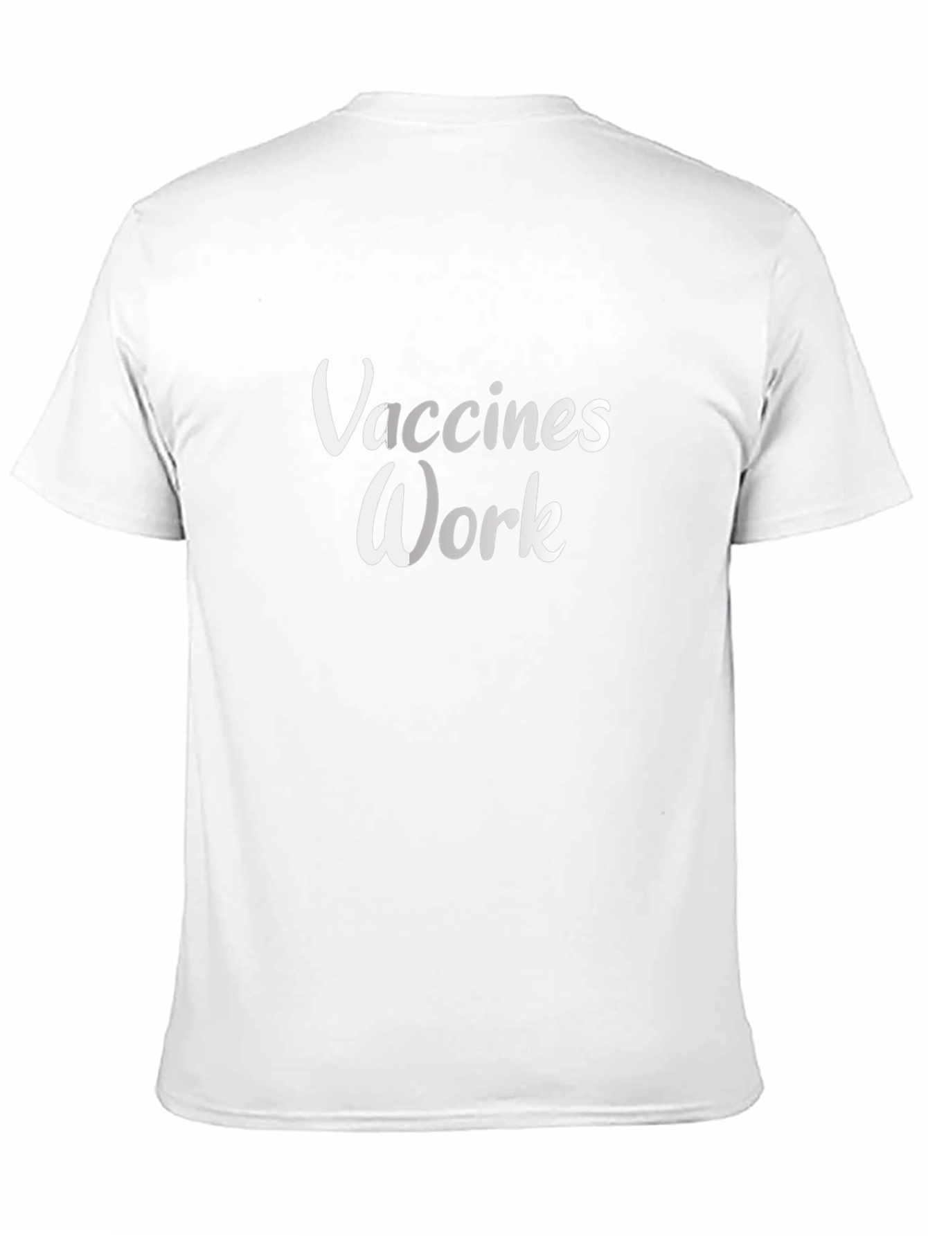 Vaccines Work Black T-Shirt - Pro-Vaccine Message