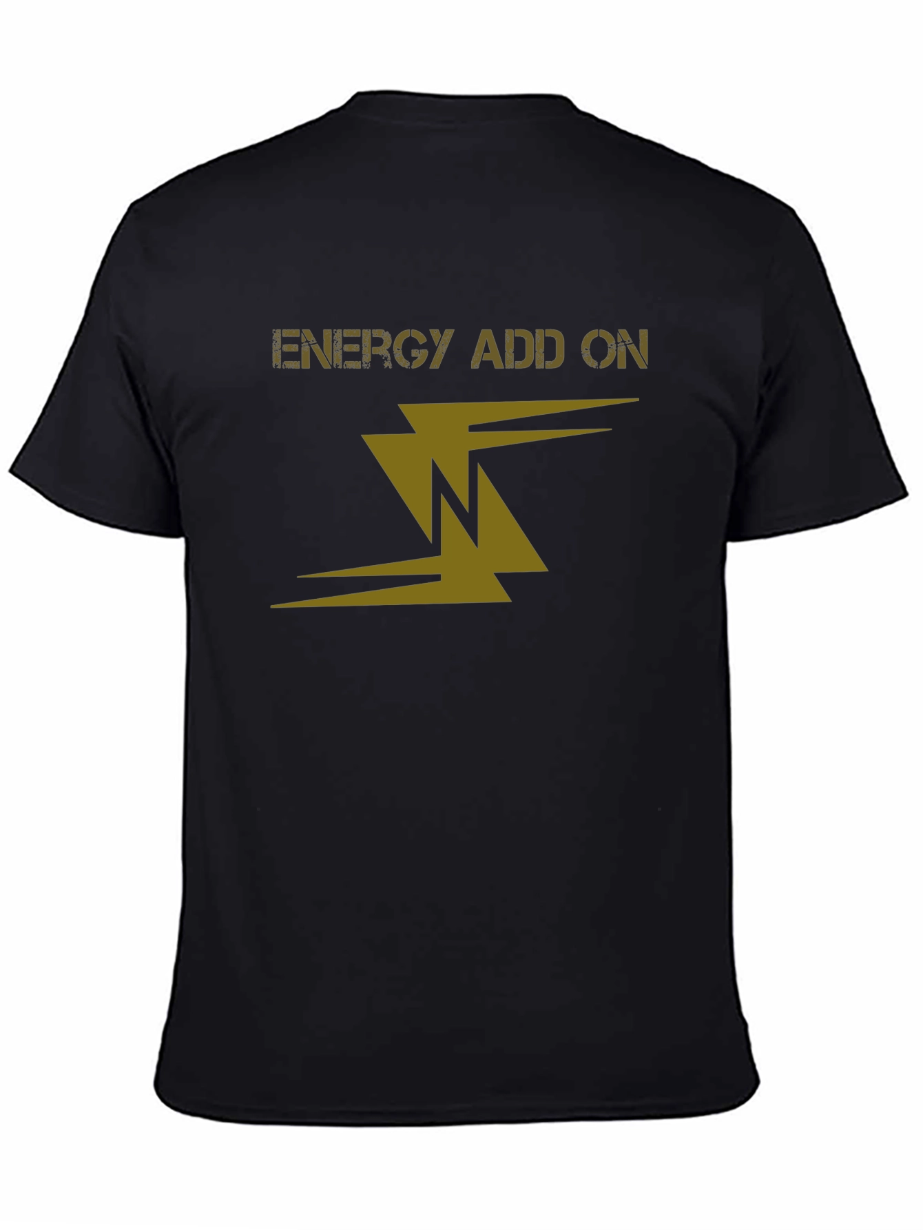 Energy Add On Black Graphic Tee