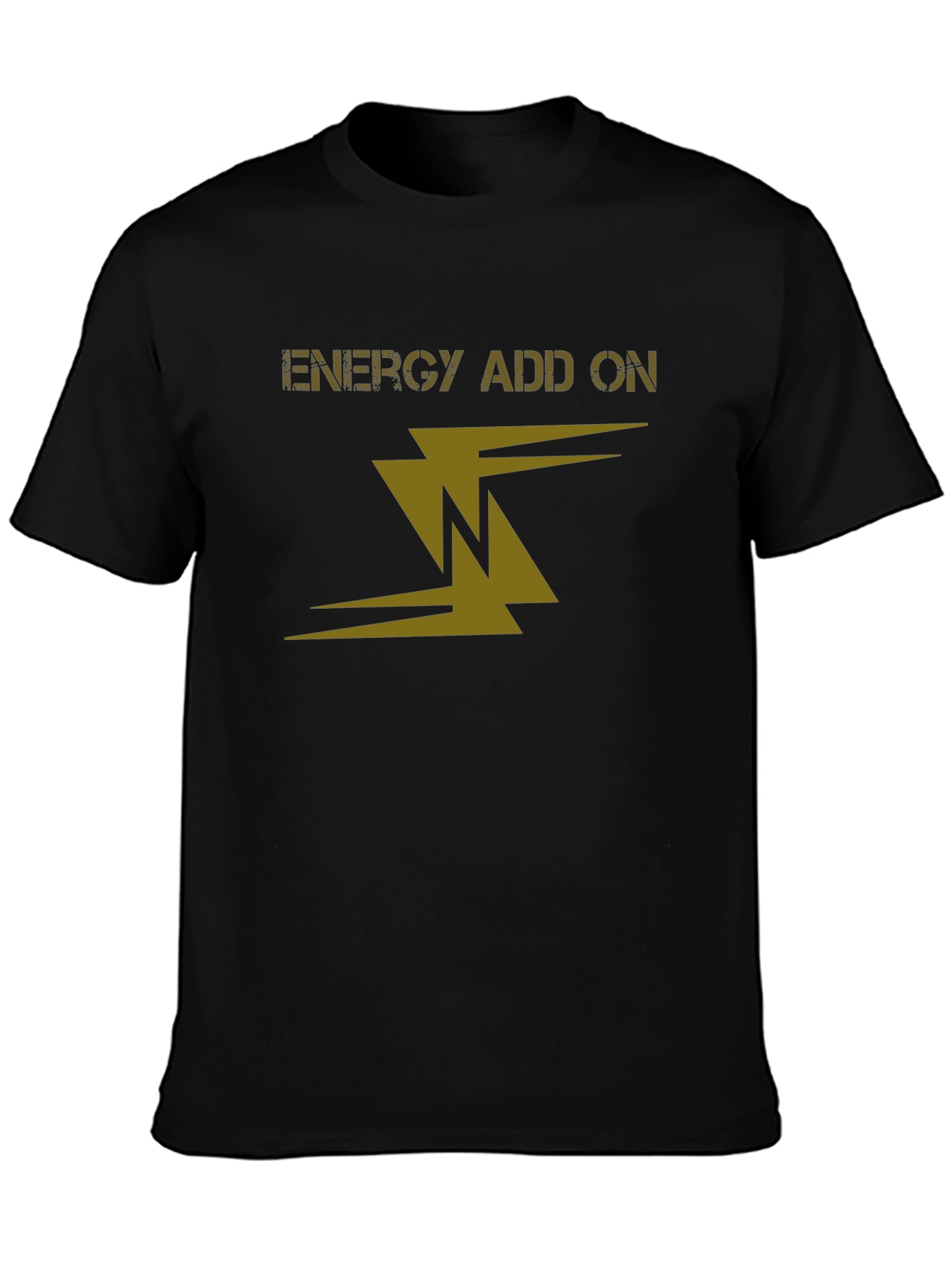 Energy Add On Black Graphic Tee