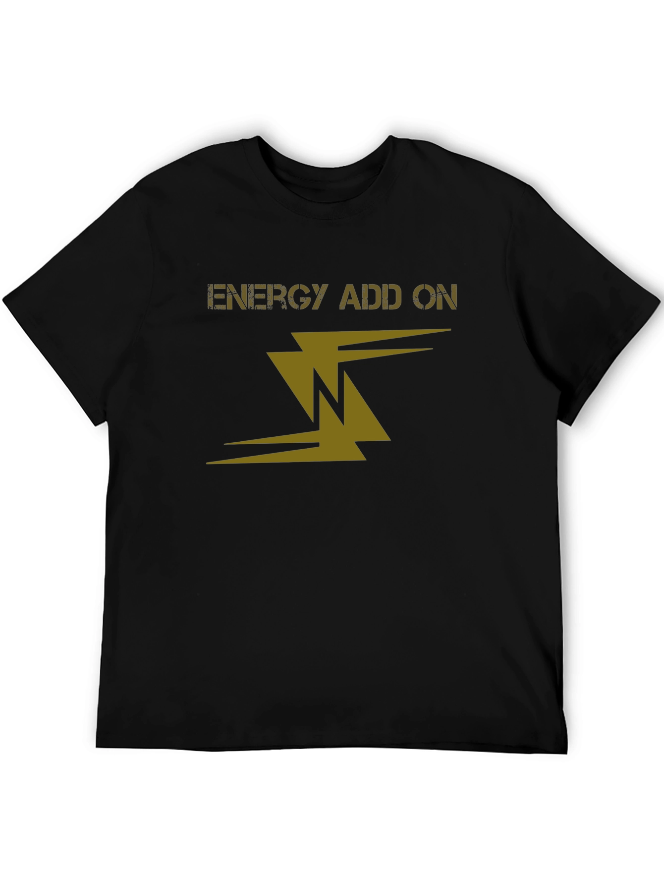 Energy Add On Black Graphic Tee