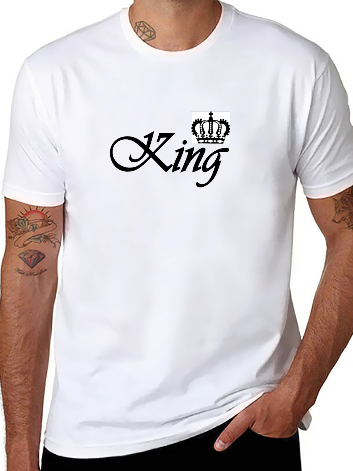 King Crown T-Shirt - Classic Black Tee