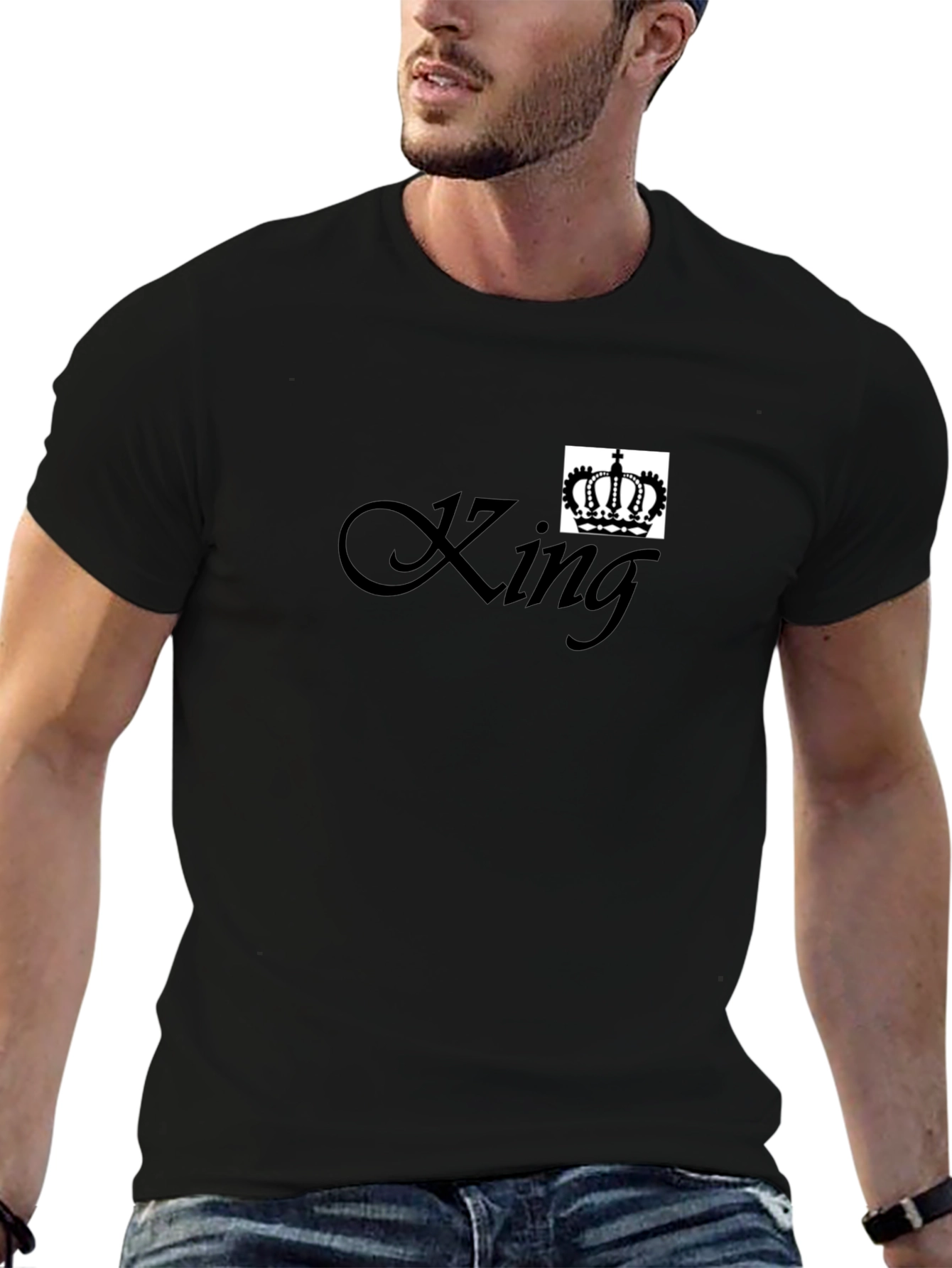 King Crown T-Shirt - Classic Black Tee