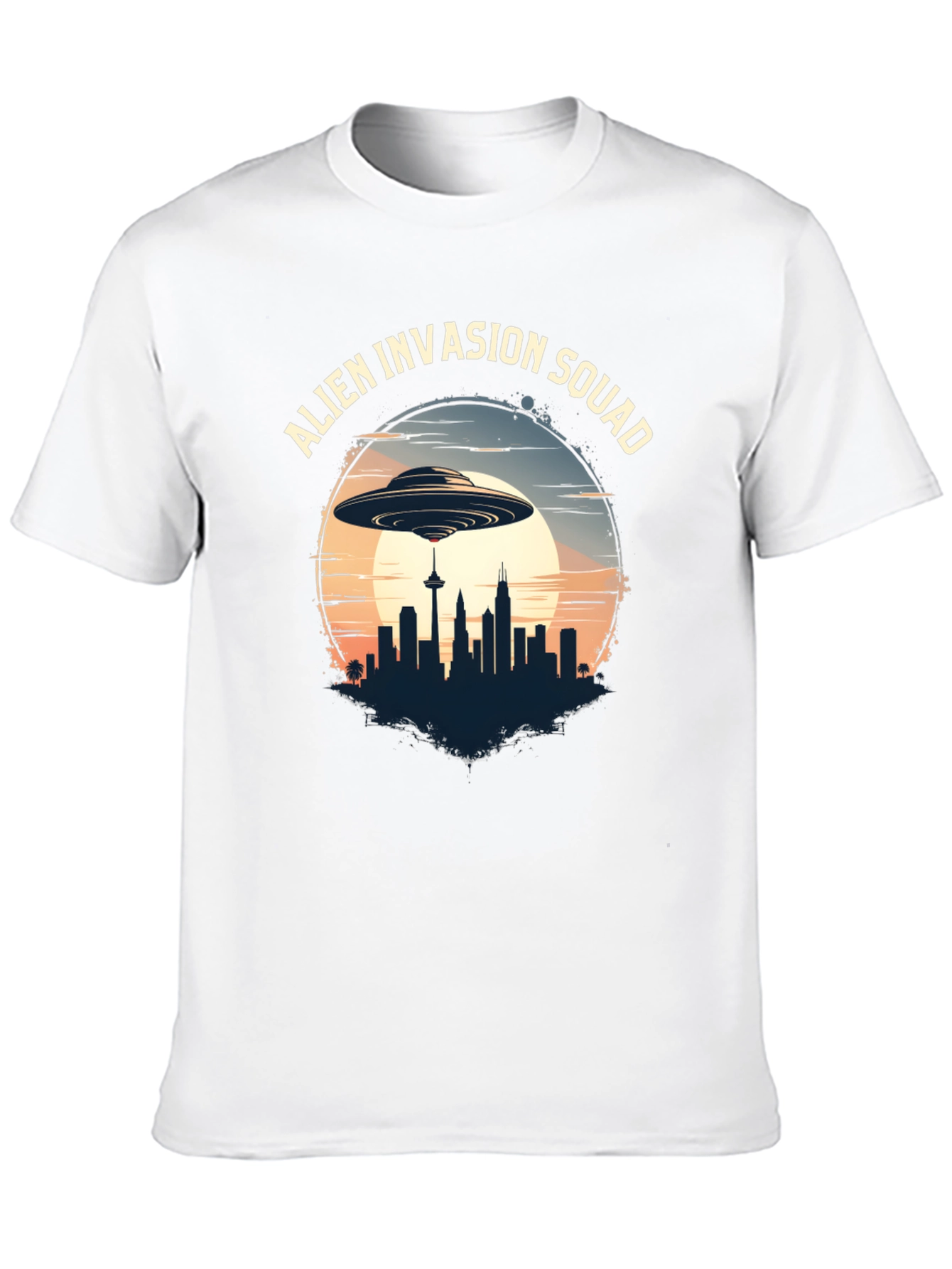 Alien Invasion Squad Graphic T-Shirt