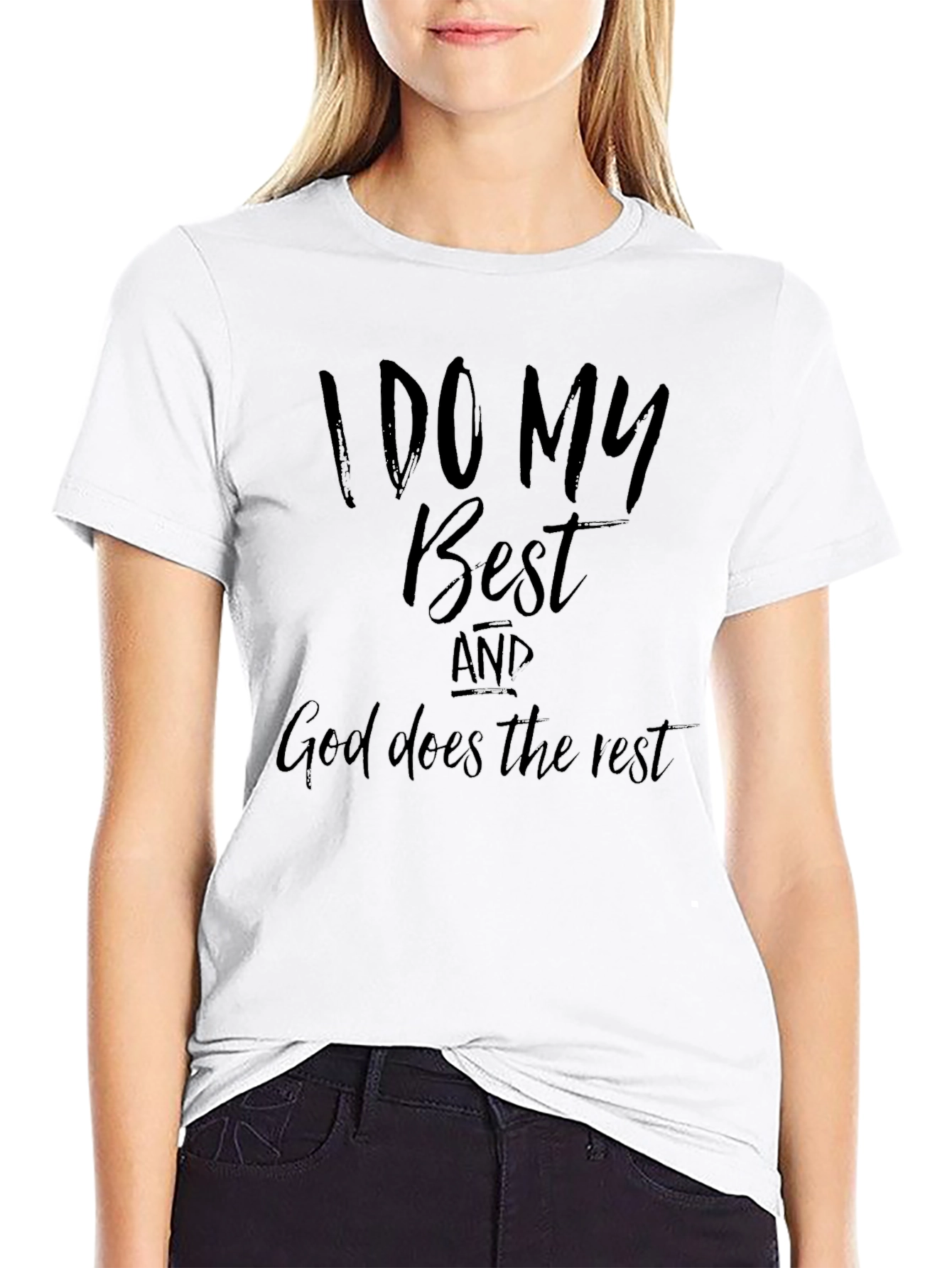 I Do My Best Graphic Tee - Christian T-Shirt