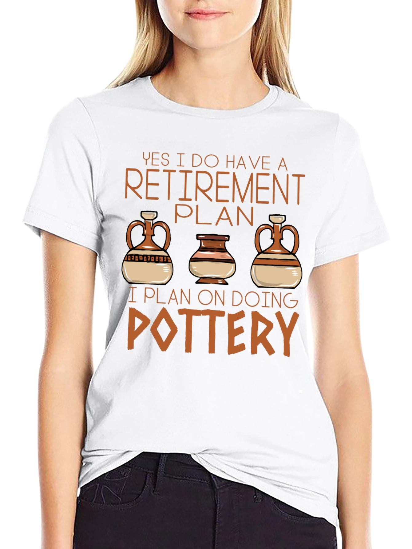 Retirement Plan Pottery T-Shirt