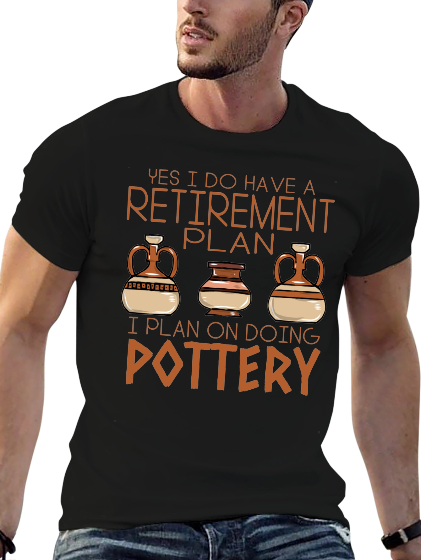Retirement Plan Pottery T-Shirt