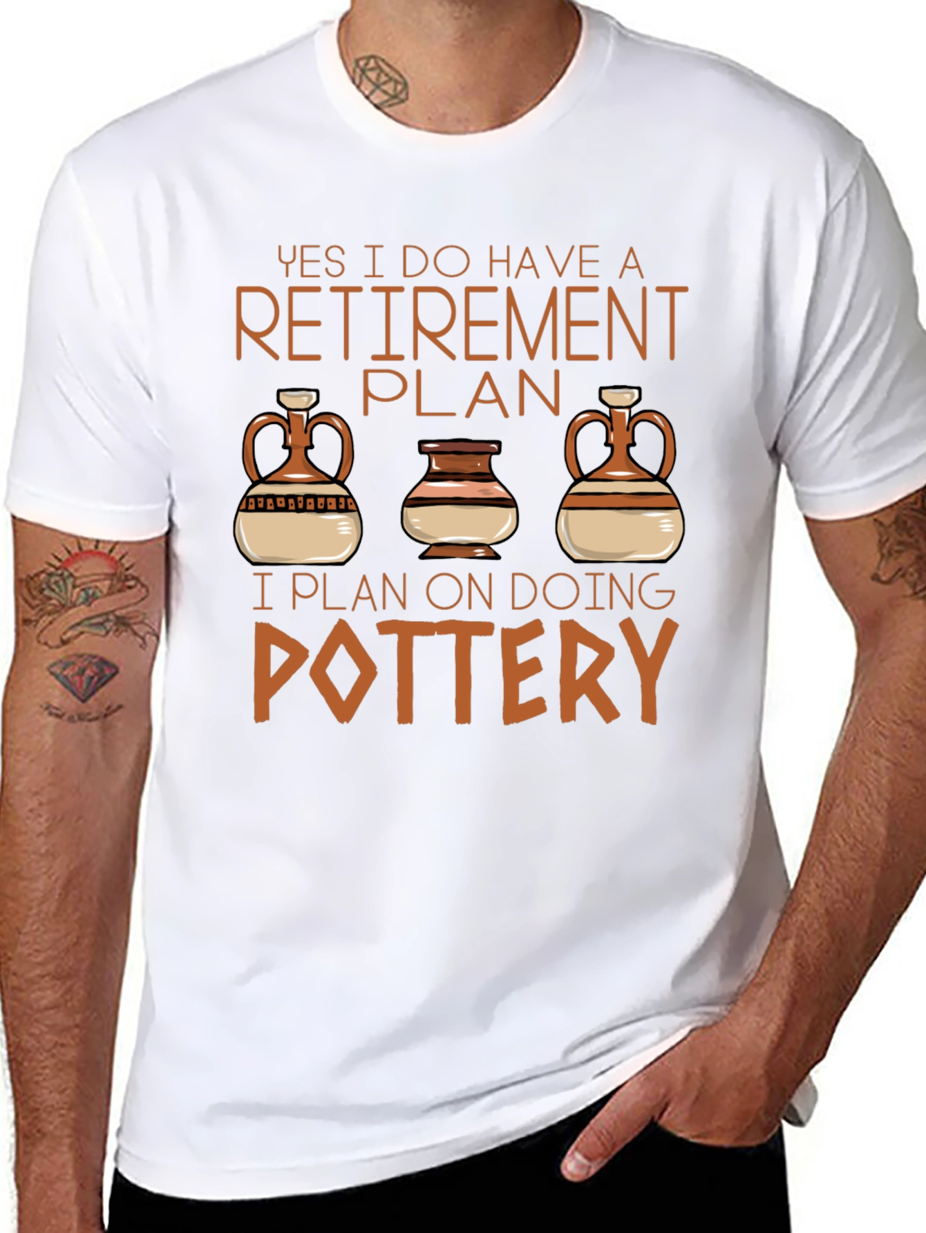 Retirement Plan Pottery T-Shirt