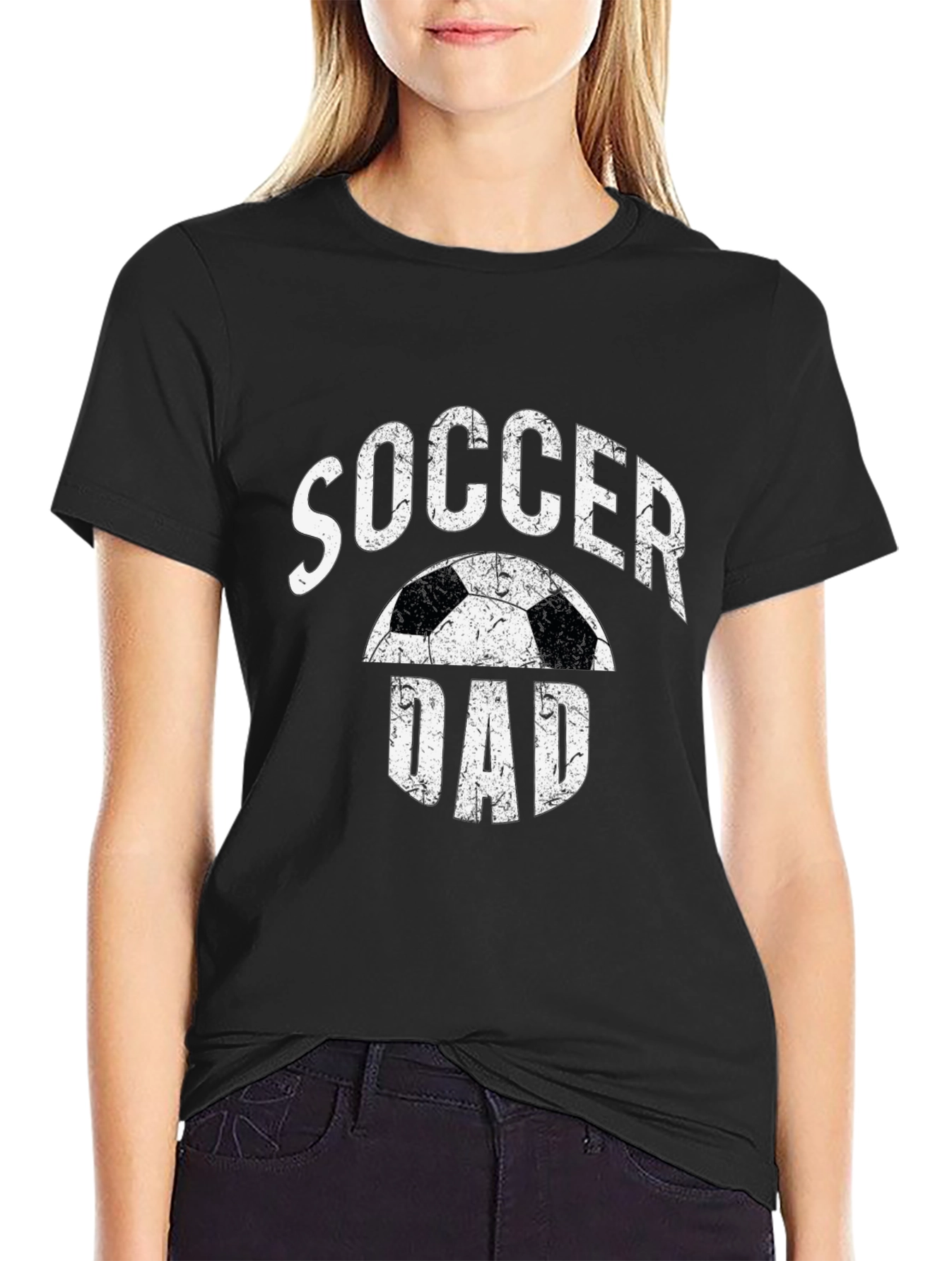 Soccer Dad Graphic T-Shirt - Black