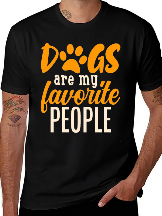Dogs Are My Favorite People T-Shirt