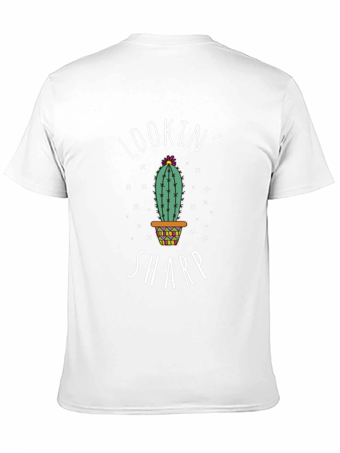 Lookin Sharp Cactus Graphic Tee - Trendy Unisex T-Shirt