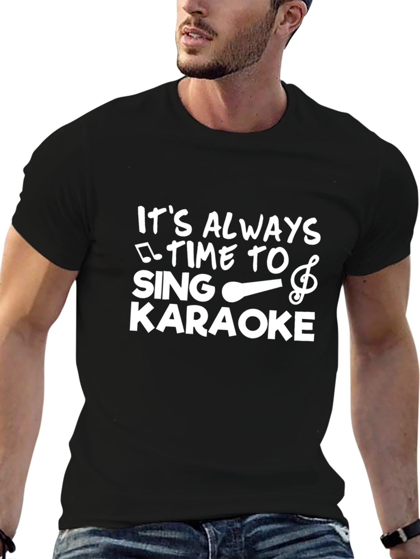 Karaoke Time Graphic T-Shirt - Sing Your Heart Out!