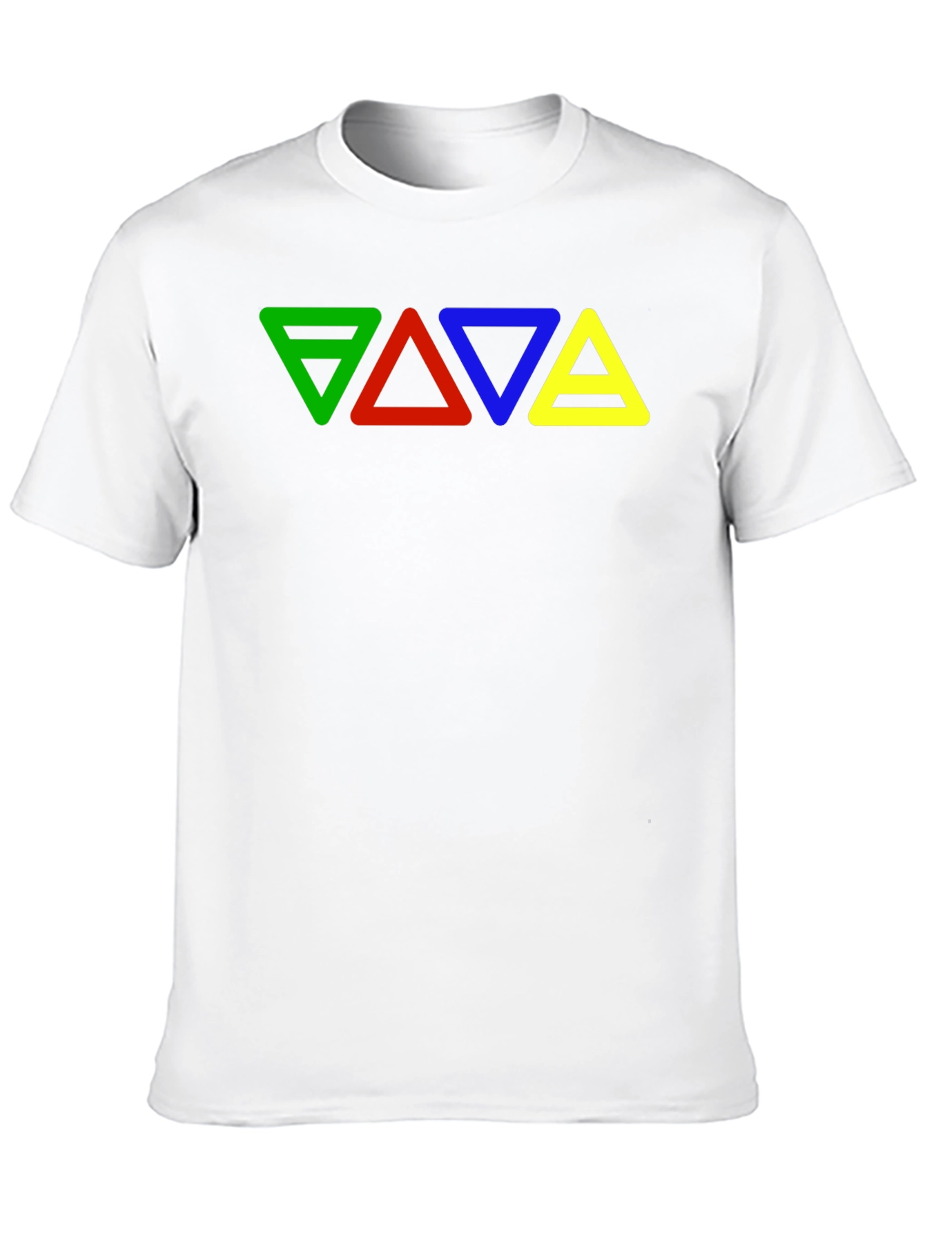 Elemental Triangles Black T-Shirt