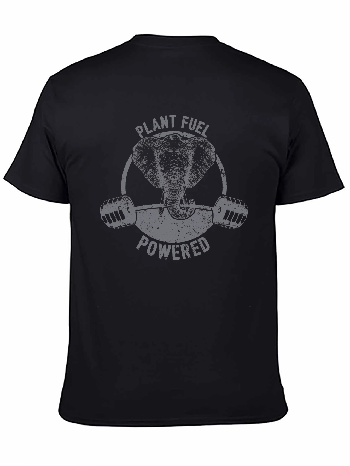 Plant Fuel Powered Elephant Gym T-Shirt