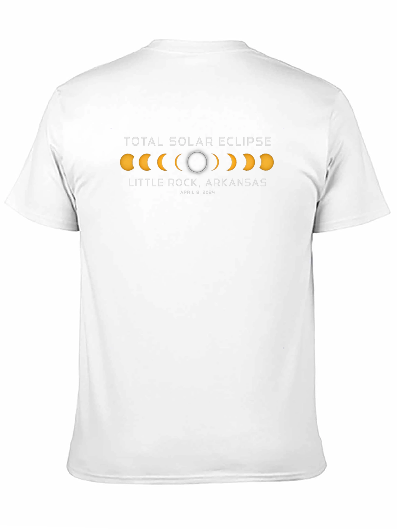 Total Solar Eclipse T-Shirt - Little Rock Arkansas 2024